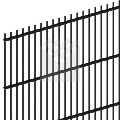 Doppelstab- Zaun 8/6/8, MW 50/200 anthrazit oder moosgr&uuml;n, L=251 x H=variabel