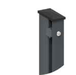 Pfosten Multi Premium Profil 60 x 40 mm zum Einbetonieren – Bild 3