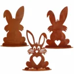 Deko Hasen Familie Löffel