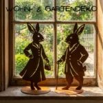 Edelrost Hasenfiguren – Sir Hopps & Lady Leaf